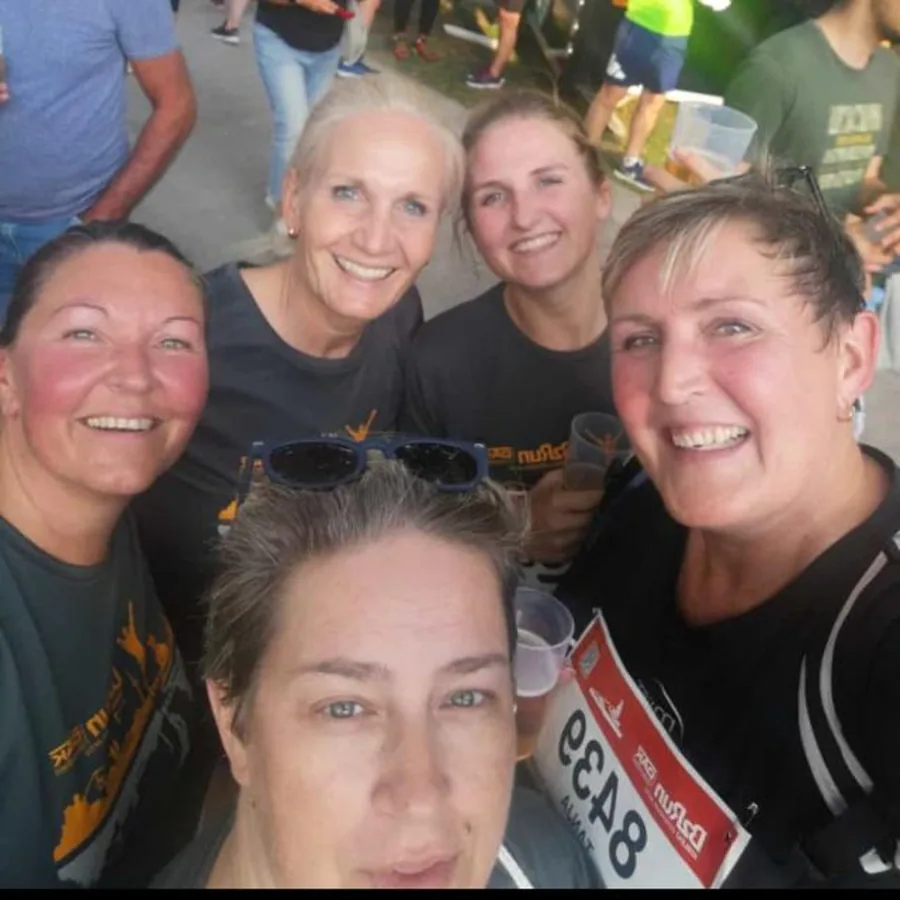 Das Team der Praxis beim gemeinsamen Firmenlauf